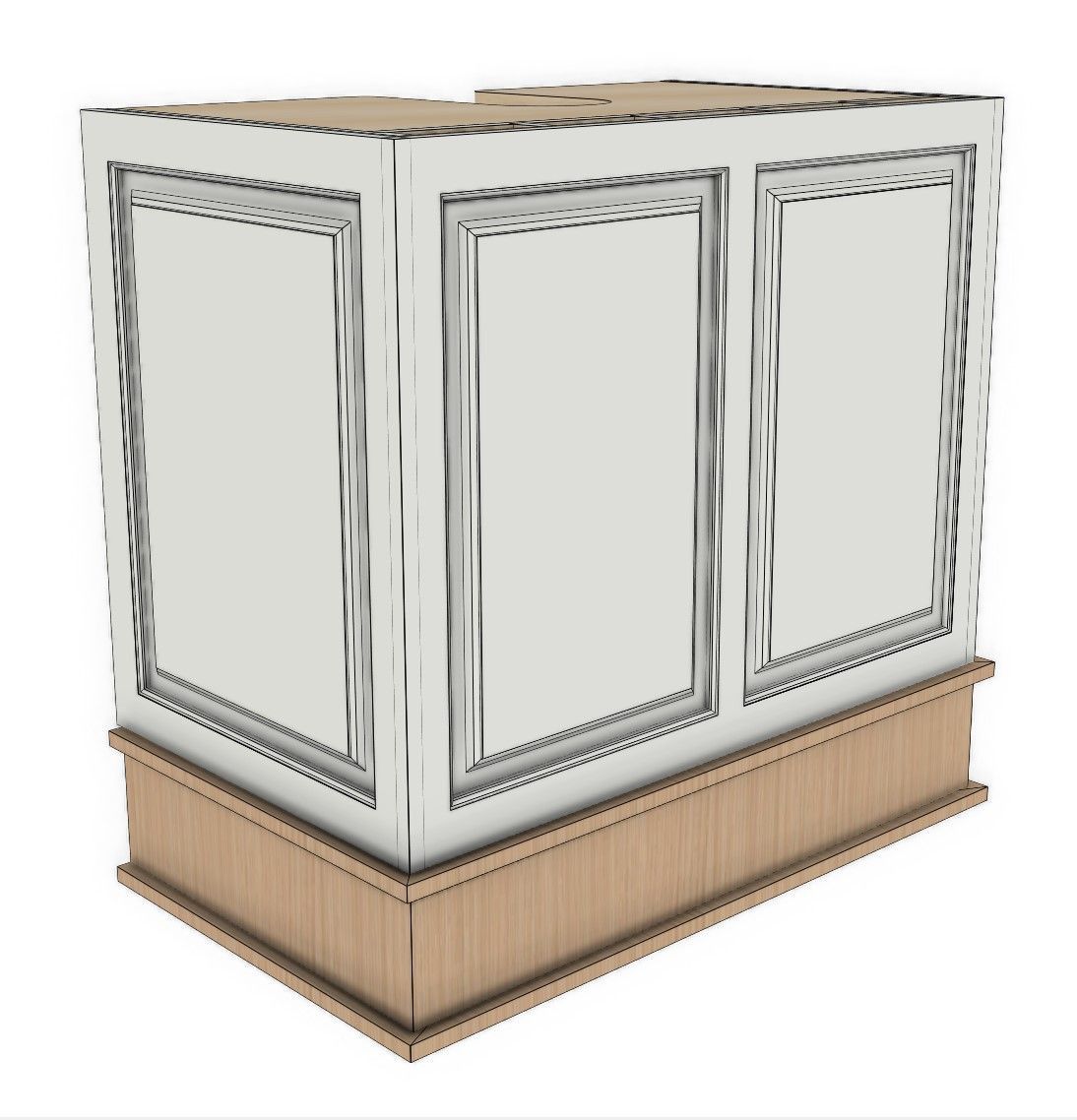 Hinged Door Hood