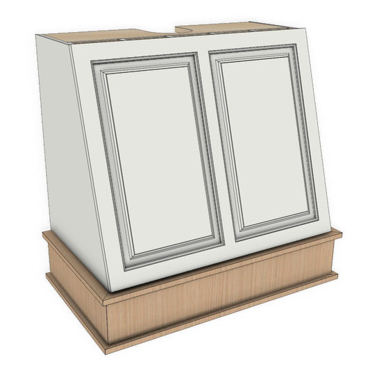 Hinged Door Hood - Angled